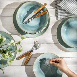 Talerz obiadowy ceramiczny AZUR 26 cm