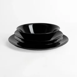 Talerz obiadowy czarny NOIR 26,6 cm