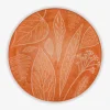 Talerz obiadowy pomarańczowy CZTERY PORY ROKU 27 cm