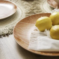 Talerz obiadowy pomarańczowy CZTERY PORY ROKU 27 cm