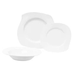 Talerz obiadowy porcelanowy WAVE 27,5×23,9 cm