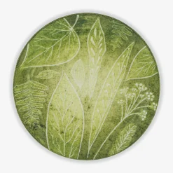 Talerz obiadowy zielony CZTERY PORY ROKU 27 cm