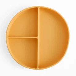 Talerz silikonowy z 3 komorami 20,5 CM MIX