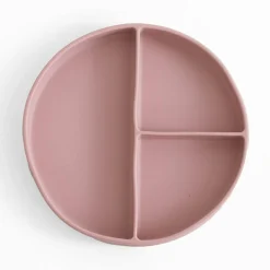 Talerz silikonowy z 3 komorami 20,5 CM MIX