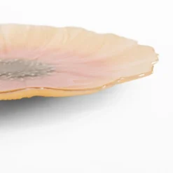 Talerz szklany kwiat 21 cm