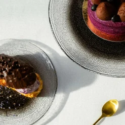 Talerz szklany ombre 21 cm