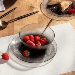 Talerz szklany ombre 21 cm