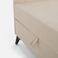 Tapczan młodzieżowy beżowy PING 90x200 cm