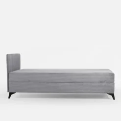 Tapczan młodzieżowy jasnoszary IBIS 90x200 cm