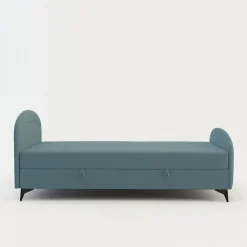 Tapczan młodzieżowy niebieski PING 90x200 cm