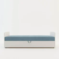 Tapczan młodzieżowy niebieski STAŚ 90x200 cm