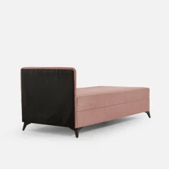 Tapczan młodzieżowy pudrowy róż IBIS II 120x200 cm