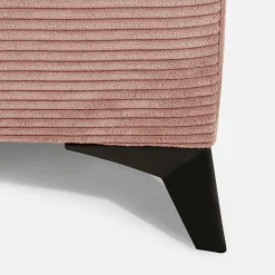 Tapczan młodzieżowy pudrowy róż IBIS II 120x200 cm