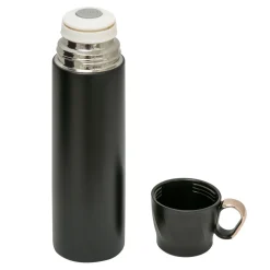 Termos z zakrętką w kształcie filiżanki czarny 500 ml