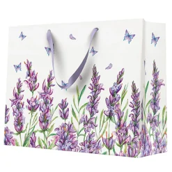 Torba prezentowa LAVENDER BUTTERFLY 33,5x26,5 cm