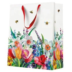 Torba prezentowa MEADOW WITH BEES 26,5x33,5 cm