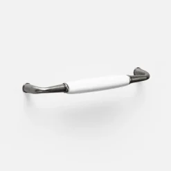 Uchwyt PORTO AUP16 13,9 cm stare srebro-porcelana