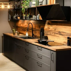 Uchwyt PORTO PLUS czarny LOUNGE 17,4 cm