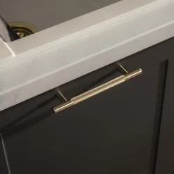 Uchwyt PORTO RYF 18,2 cm złoty szczotkowany