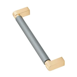 Uchwyt złoty grafit długi PORTO METIS 13,9 cm