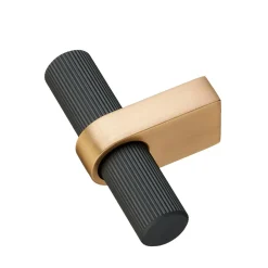 Uchwyt złoty grafit PORTO METIS 5 cm