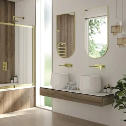 Umywalka ceramiczna nablatowa biała ARNIKA 37,5 cm