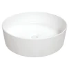 Umywalka ceramiczna nablatowa biała ROUND 40 cm