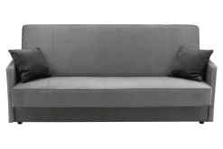 Wersalka rozkładana szara RITA