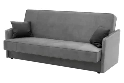 Wersalka rozkładana szara RITA