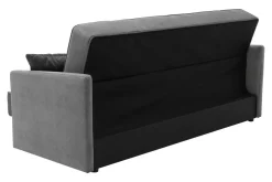 Wersalka rozkładana szara RITA