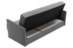 Wersalka rozkładana szara RITA