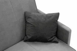 Wersalka rozkładana szara RITA