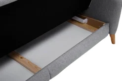 Wersalka skandynawska jasnoszara ANETO