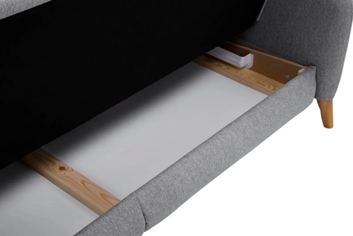 Wersalka skandynawska jasnoszara ANETO