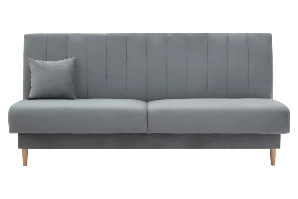 Wersalka szara welurowa LIMA NEW