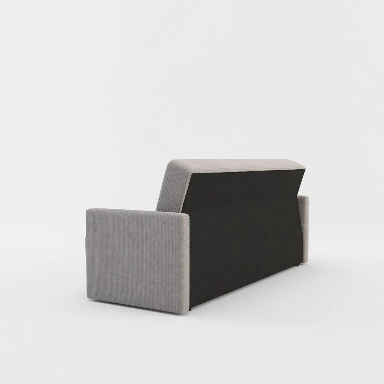 Wersalka sztruksowa jasnoszara TIMON