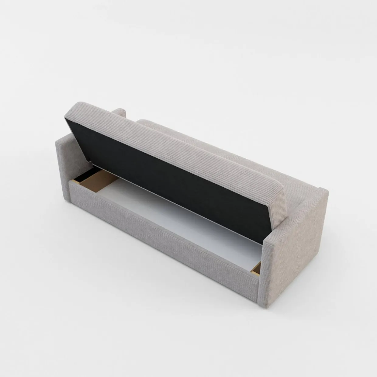 Wersalka sztruksowa jasnoszara TIMON