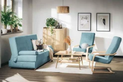 Wersalka turkusowa BAKU