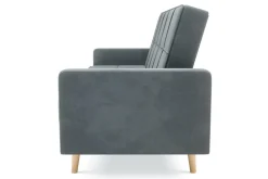 Wersalka welurowa szara PEAK NEW