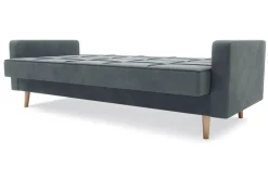 Wersalka welurowa szara PEAK NEW