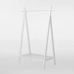 Wieszak drewniany biały TAZUE