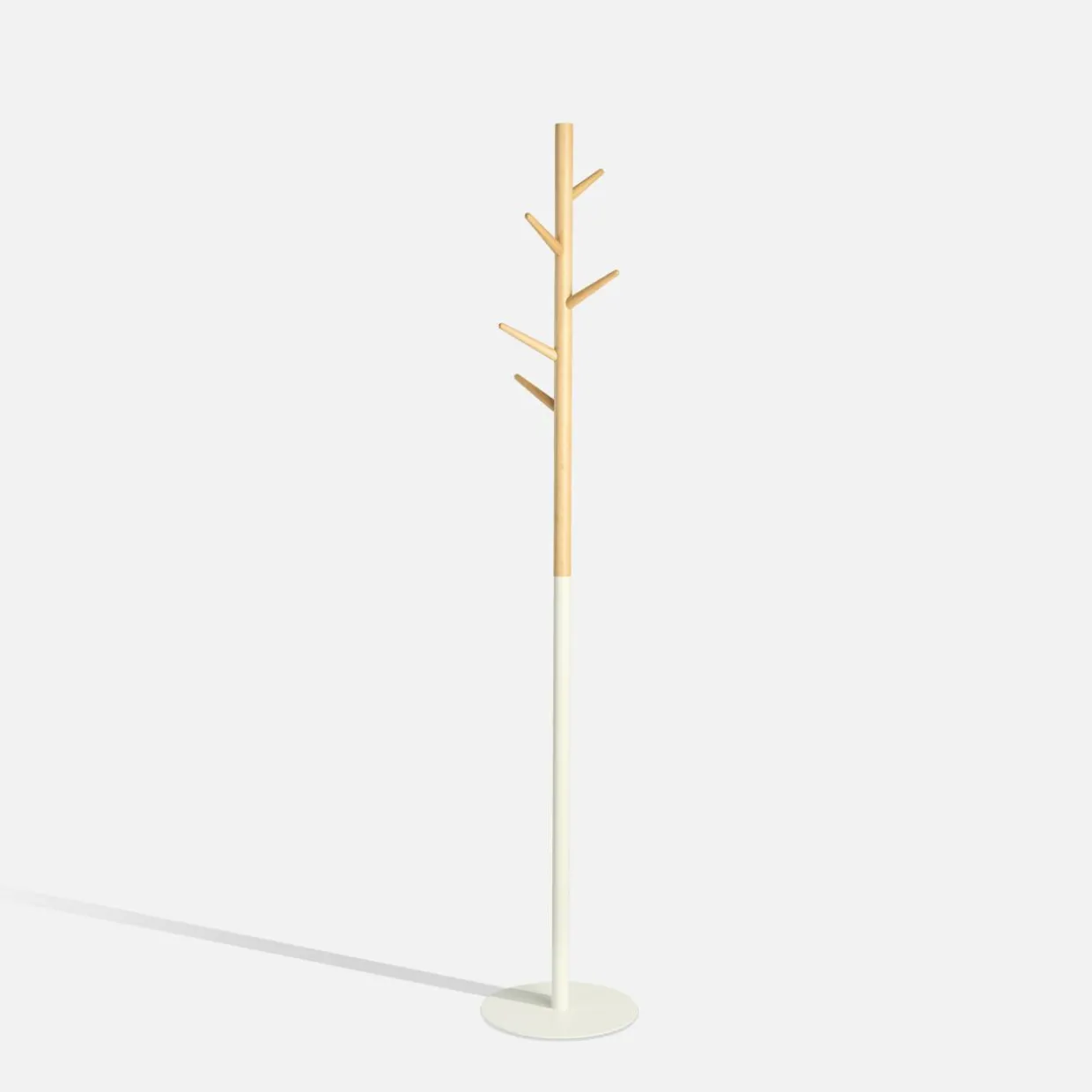 Wieszak stojący NANTO biały