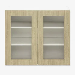 Witryna BASIC PLUS BP/G80W sand barbera oak