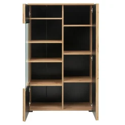 Witryna do salonu z lamelami MALAGA