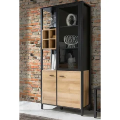 Witryna industrialna z otwartymi półkami HIGH ROCK