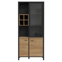 Witryna industrialna z otwartymi półkami HIGH ROCK