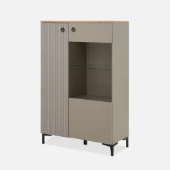 Witryna ryflowana niska DOMINICA