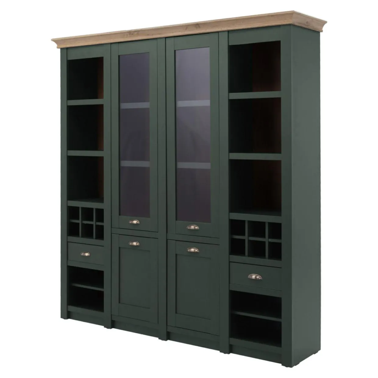 Witryna szeroka CAMBRIDGE zielona 2D2W2S