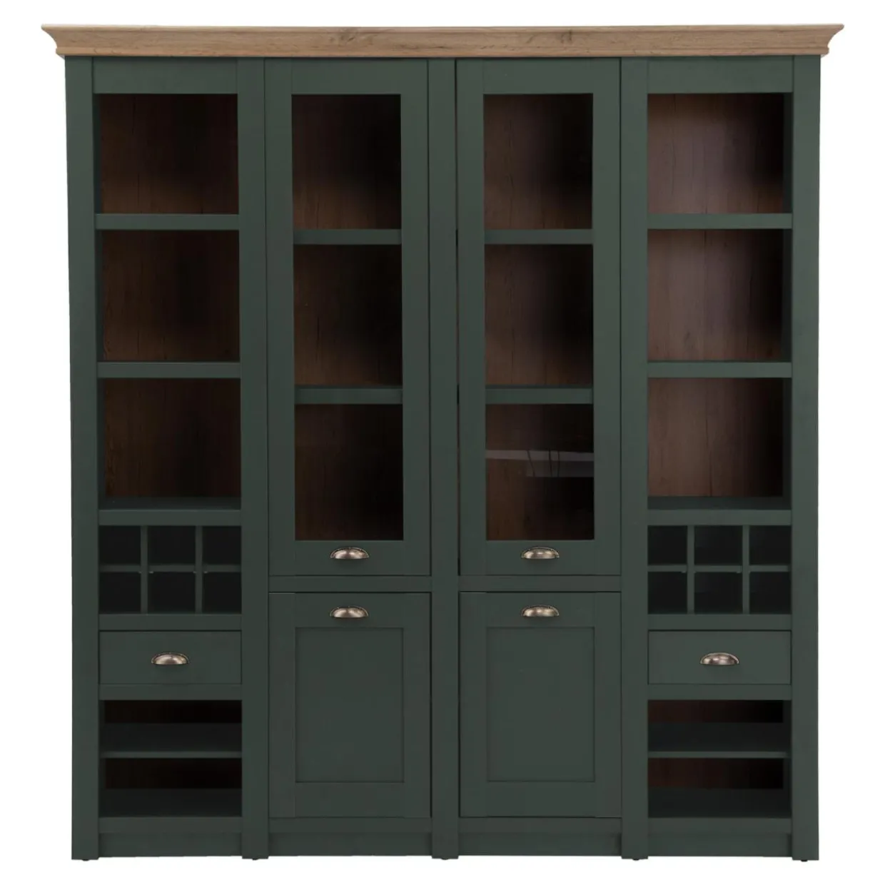 Witryna szeroka CAMBRIDGE zielona 2D2W2S