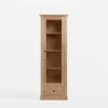 Witryna wąska z litego drewna PAOLA brzoza naturalna